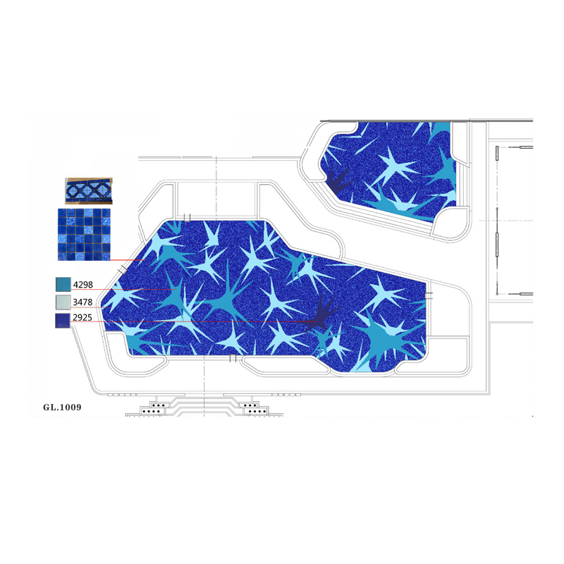  Blue Mosaic Tiles for Pool