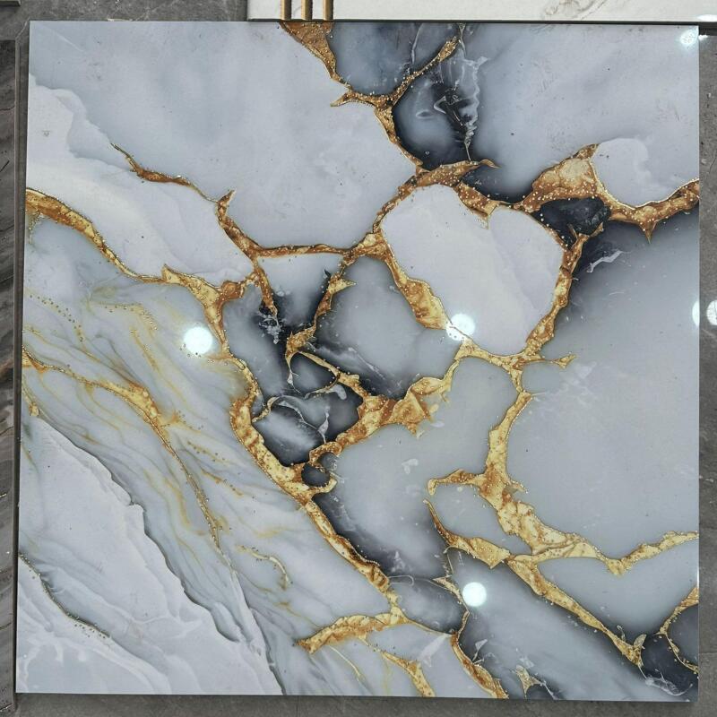 wholesale porcelain tiles with gold veins